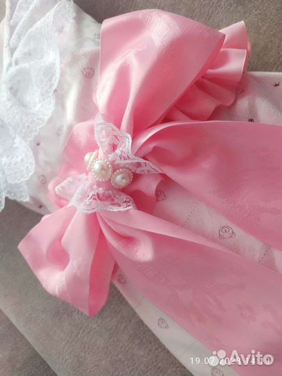 Конверт на выписку летний для девочки