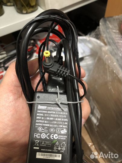 Блок питания sunny SYS1319-1212-T3 12v 1а