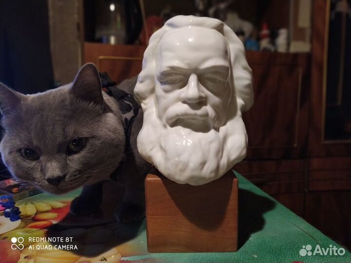 Бюсты, силумин, фарфор