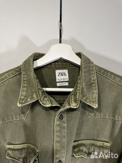 Джинсовая куртка Zara Man размер L