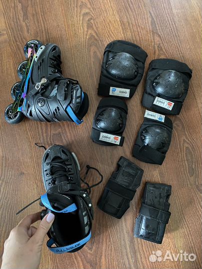 Детские ролики и защита