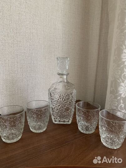 Ваза для цветов хрустальная