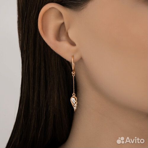 Серьги sokolov из золота, 729092