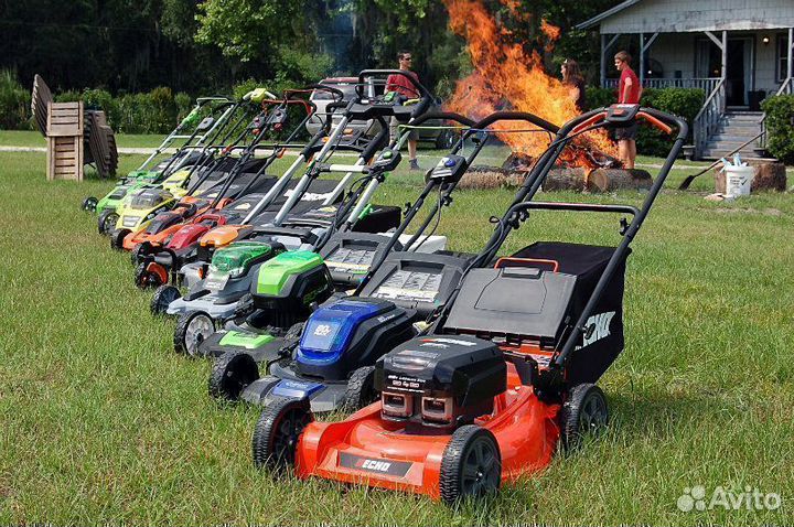 Бензиновая газонокосилка