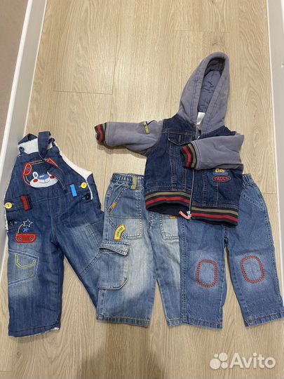 Пакет одежды на мальчика 80 86