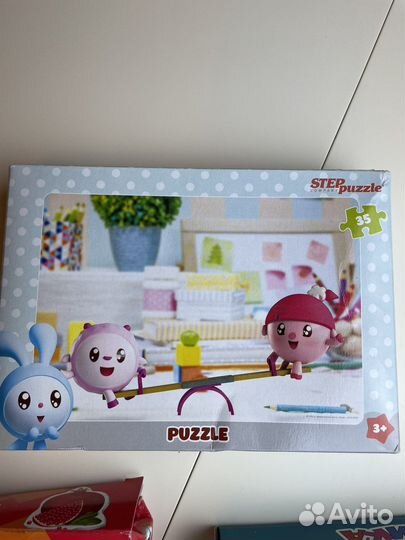 Пазлы детские, пазл фрукты, игра логика