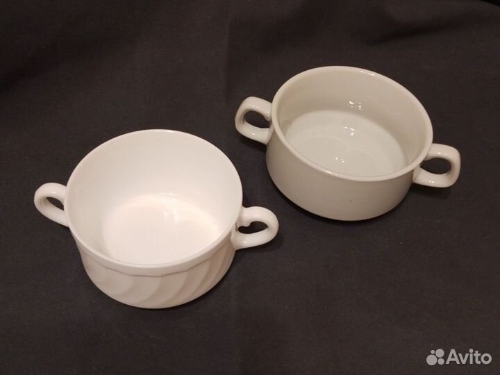 Супница белая фарфор много