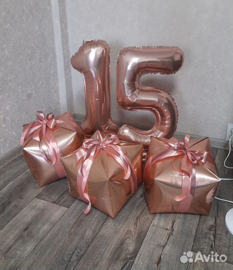 Воздушные шары цифры на подставке