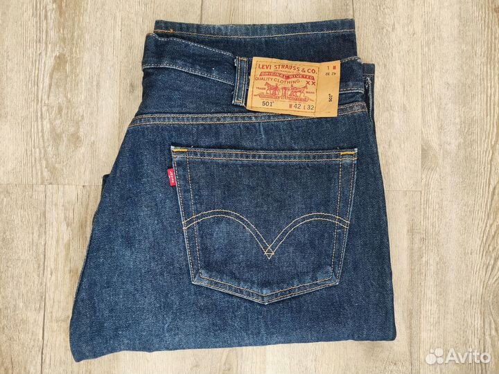Levi's 501 Оригинал винтажные джинсы 42/32