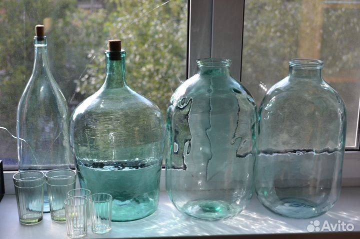 Бутыль стеклянная 34 литра