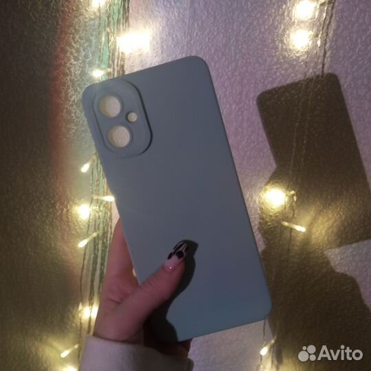 Чехол на tecno camon 19 neo голубой