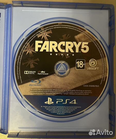 Far cry 5 ps4 диск