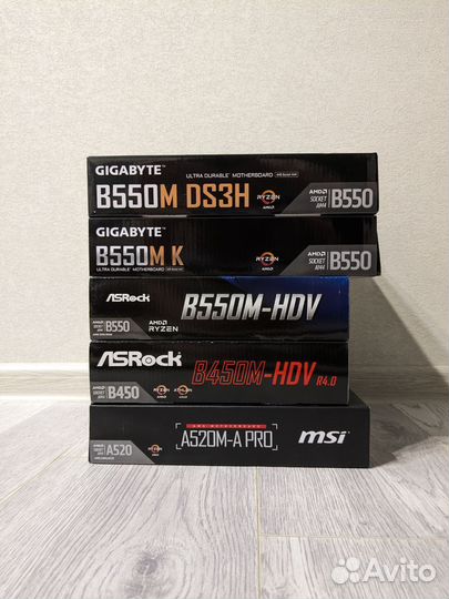 LGA1700 AM4 Материнская плата B660 H610 B550 новая