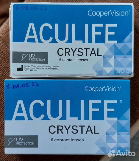 Линзы контактные