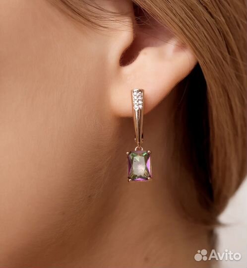 Серьги вечерние