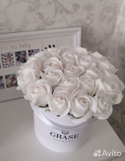 Букет цветы из мыла