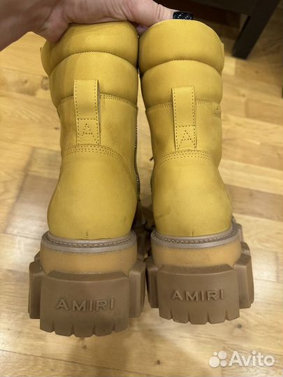 Мужские ботинки на высокой подошве Amiri