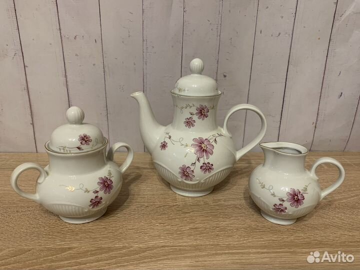 Сервиз кофейный кольцид фарфор из гдр, СССР