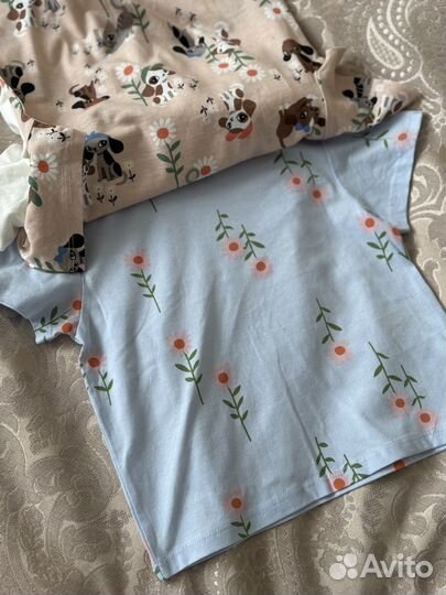 Футболки на девочку hm 92