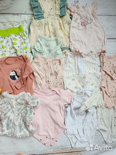Одежда для девочки пакетом 56 62 68