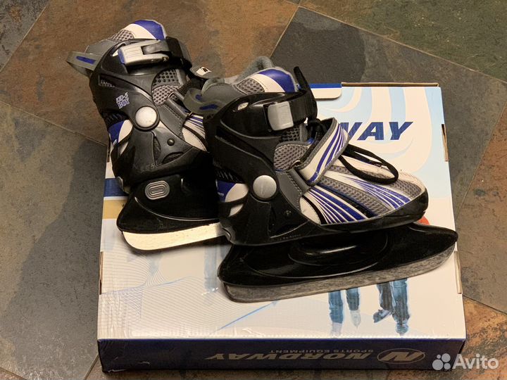 Коньки детские раздвижные Nordway р.29-33