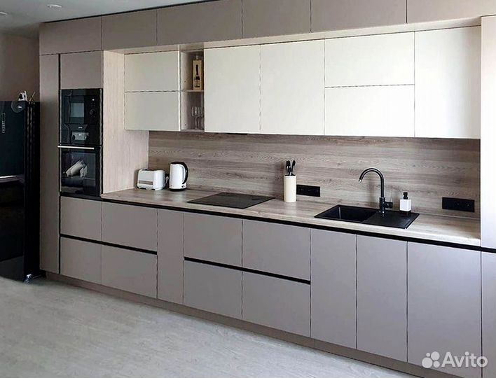Современная кухня на заказ мдф фасады