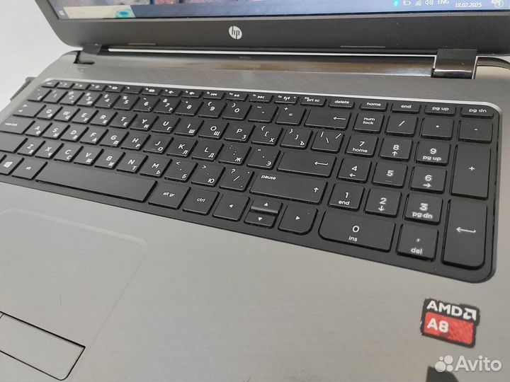 Ноутбук HP с SSD и озу 8 гб для учебы