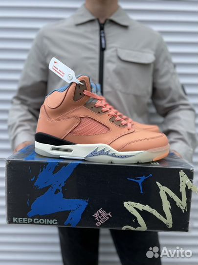 Кроссовки Nike Air Jordan 5 x Dj Khaled Crimson