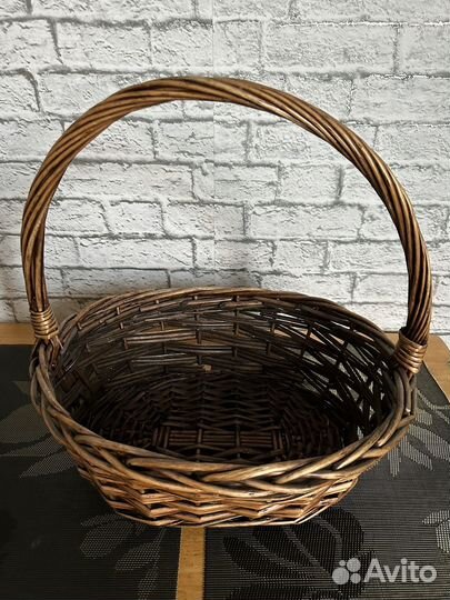Корзина плетеная большая
