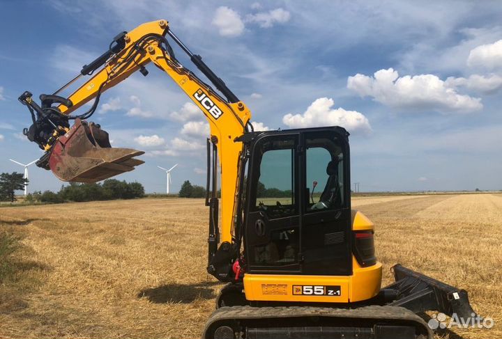 Мини-экскаватор JCB 55 Z-1, 2020