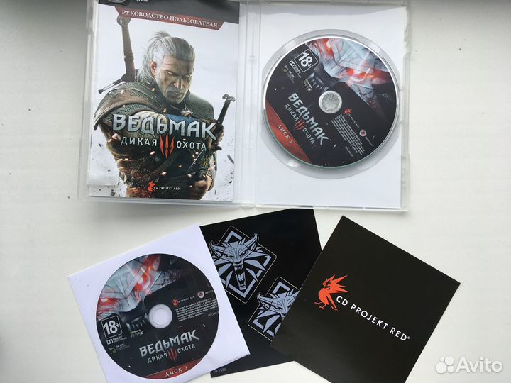 Ведьмак 3 Полное издание GOG + игры постер стикеры