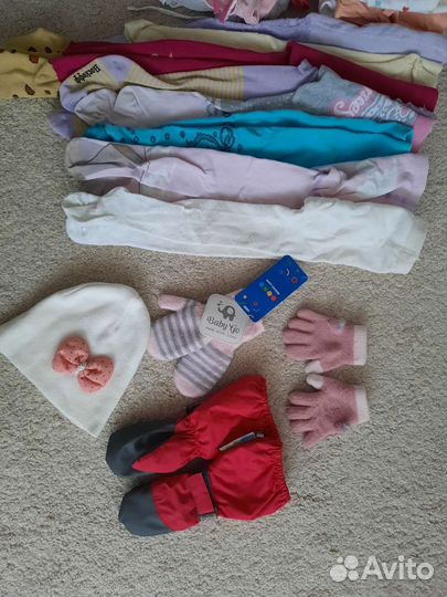 Вещи пакетом на девочку 80-86 размера
