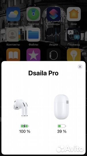 Беспроводные наушники apple airpods