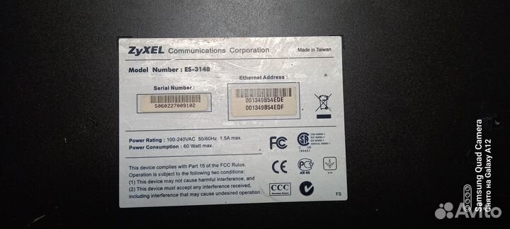 Коммутатор Zyxel 3148 б/у