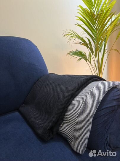 Плед кашемир из Кашмира, Индия Новые 292/146 см