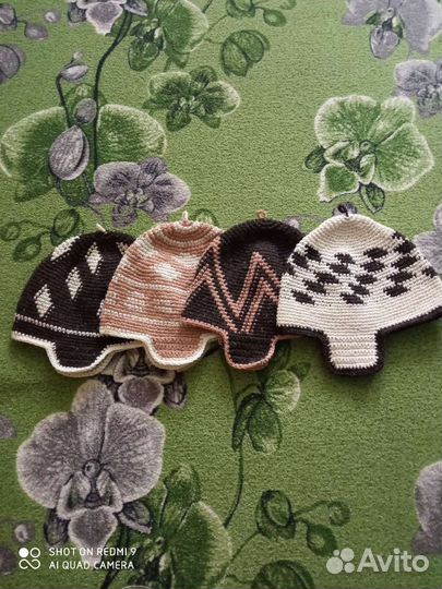 Шапка трикотажная для бани