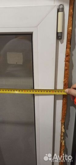 Окно с балкона