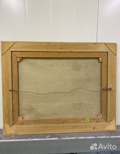 Шикарная Картина «Летят гуси» Холст масло. Герма