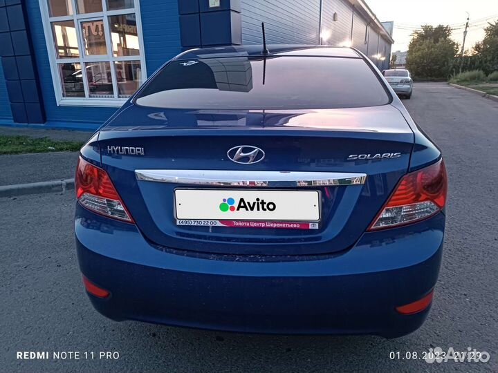 Hyundai Solaris 1.6 AT, 2014, 130 000 км