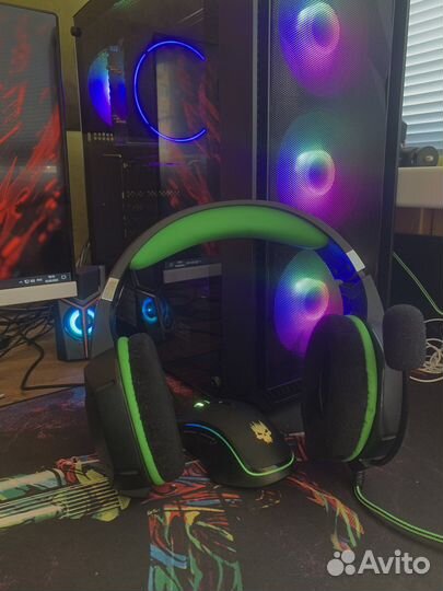 Игровые наушники с микрофоном