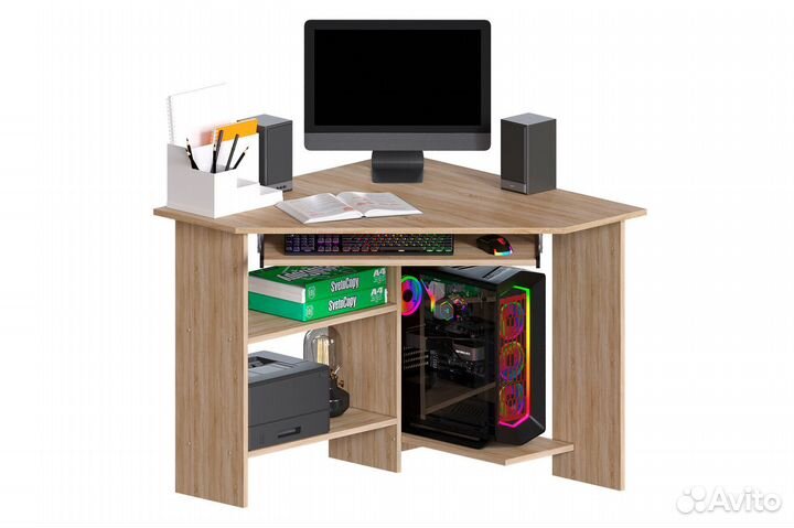 Компьютерный стол скошенный