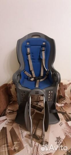 Велокресло на велосипед TUV Sud kindersitz