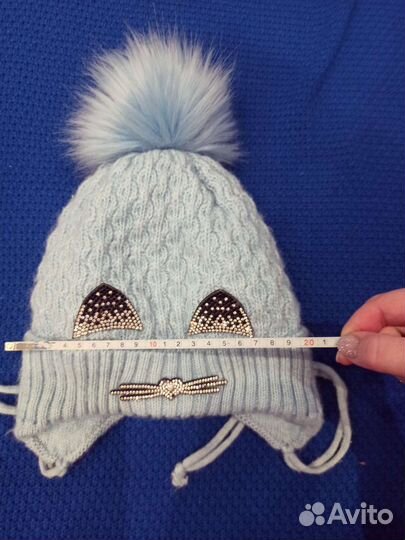 Шапка зимняя для девочки 50 52