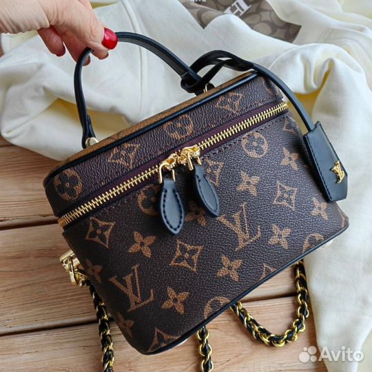 Сумка Louis Vuitton LV канва коричневая