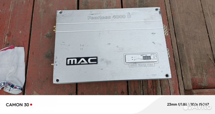 Сабвуфер и усилитель