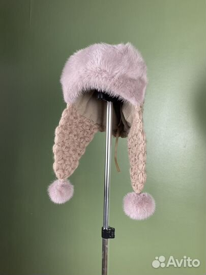 Шапка норковая женская