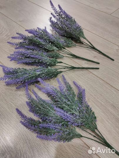 Трава искусственная для интерьера Лаванда