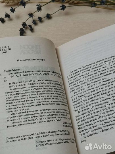 Лисси Мусса книга и блокнот