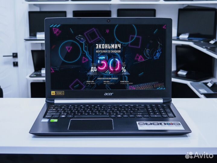 Тонкий Acer i3-6006U / 940MX / 6GB / 1TB