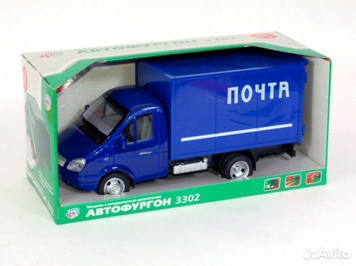 Грузовой фургон Почта 34 см свет звук 9123